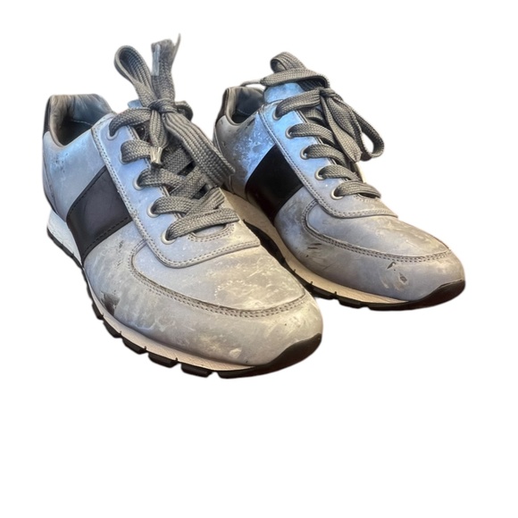Prada Fully Reflective Sneakers mens 7.5 - Picture 7 of 13